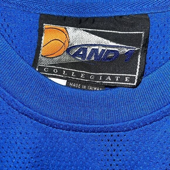 Vintage RARE And 1 Duke University Blue Devils retro old basketball mesh jersey - Picture 4 of 6